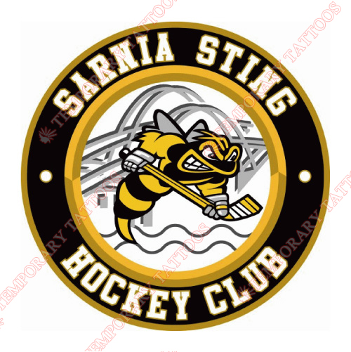 Sarnia Sting Customize Temporary Tattoos Stickers NO.7391